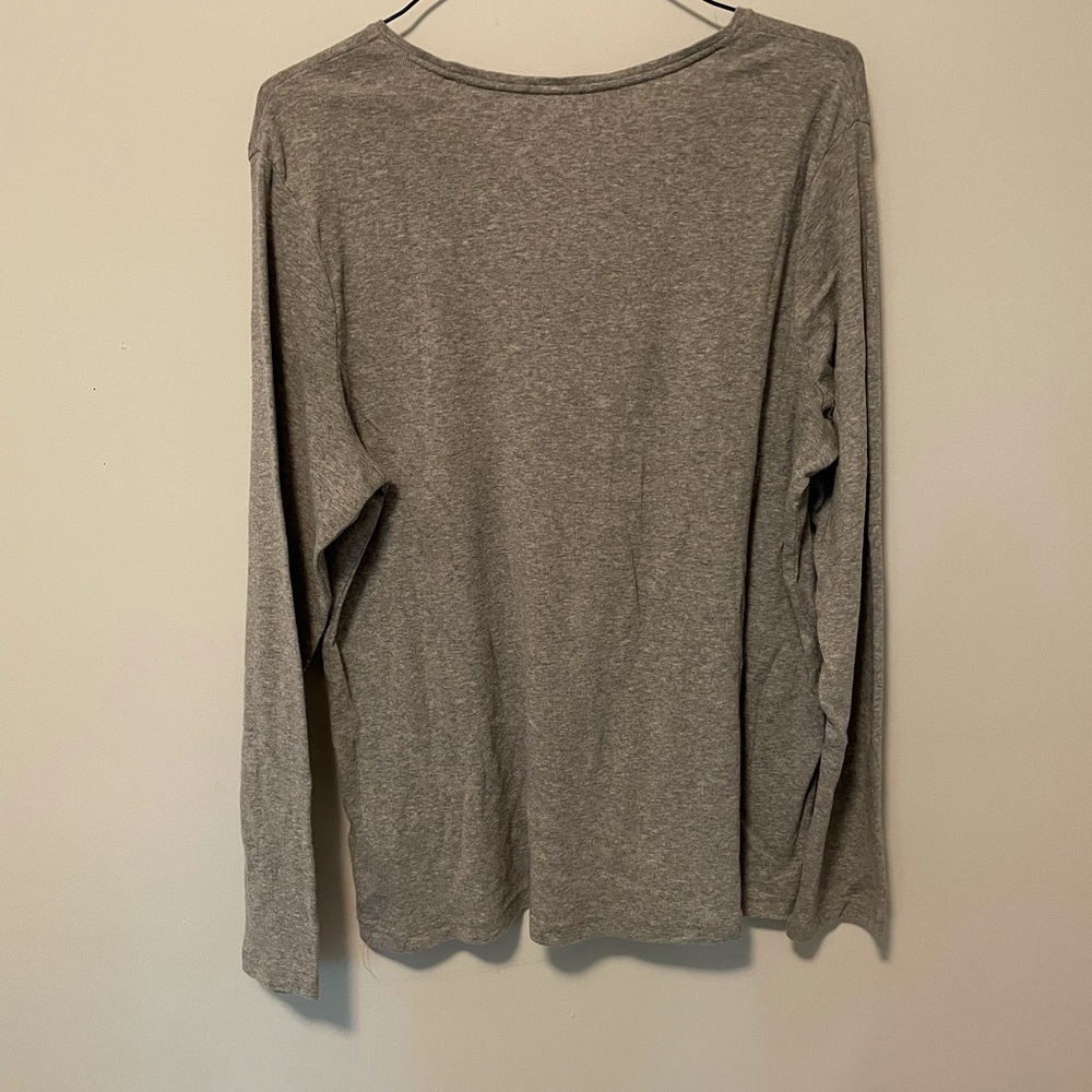 Gray Long Sleeve T-Shirt